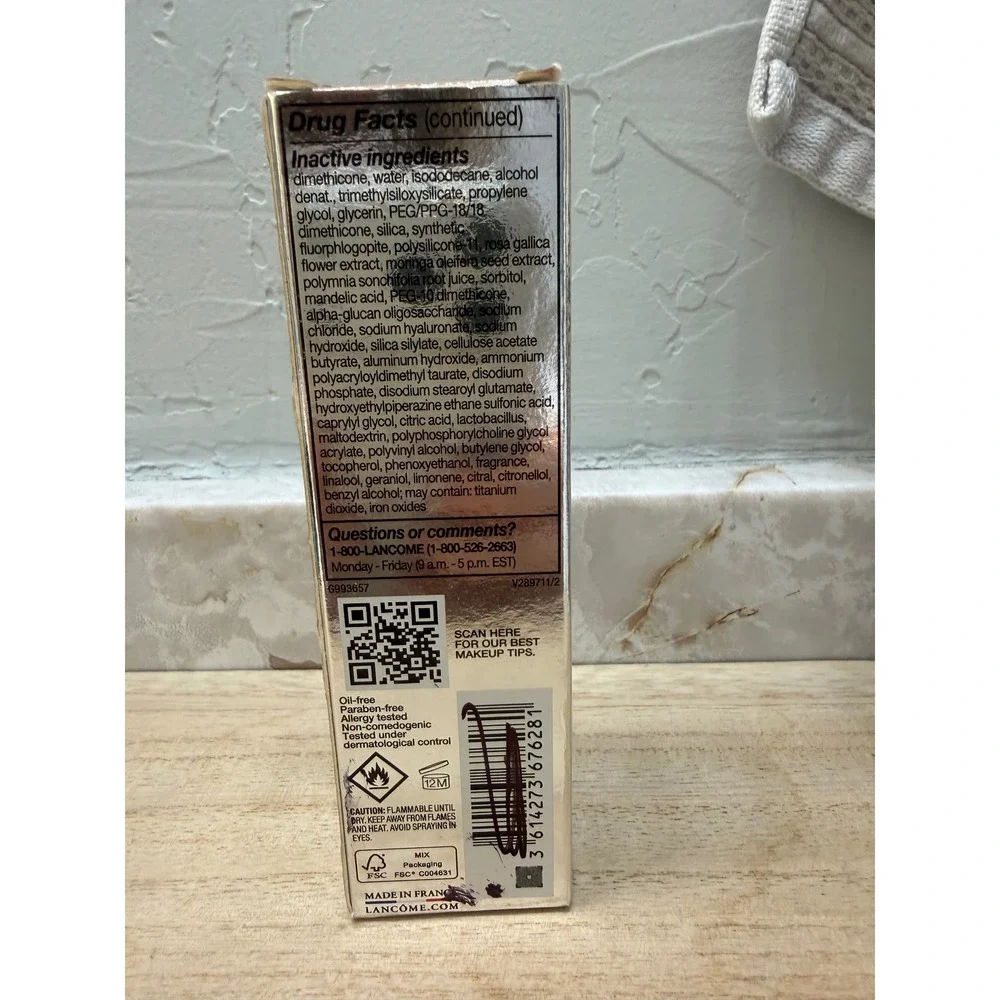 Lancome Teint Idole Ultra Wear Care & Glow Foundation SPF‎ 27 425C 1oz NEW